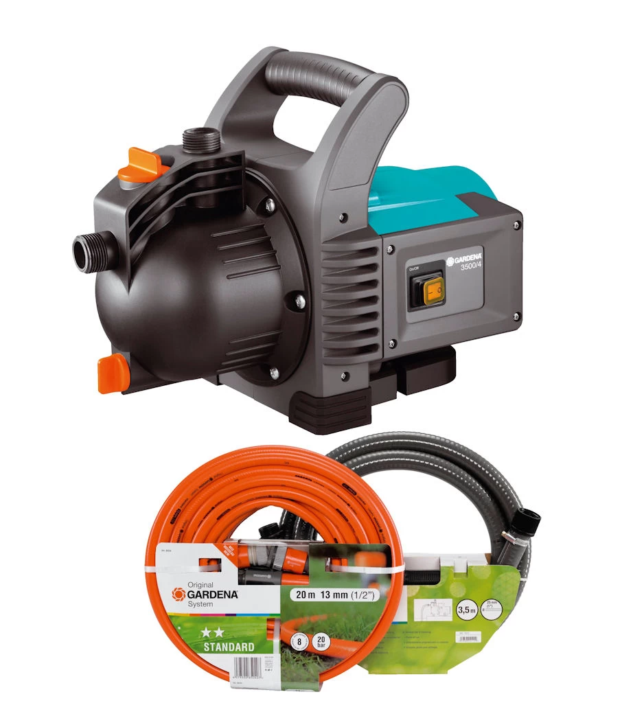 GARDENA Classic Besproeiingspomp 3500/4 Set 3 GARDENA Classic Besproeiingspomp 3500/4 Set