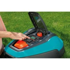 Gardena Robotmaaier R50Li -Reinigingsgereedschap 148148936728Gardena Robotmaaier R 50Li bediening