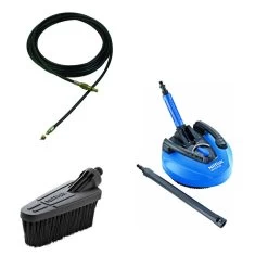 Nilfisk PAD Box Patiocleaner Plus + Rioolslang + Wasborstel